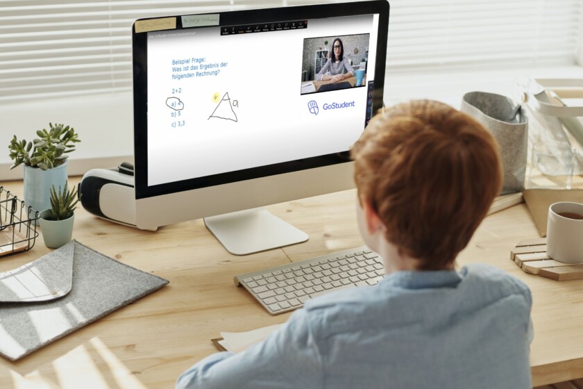 GoStudent bietet Online-Nachhilfe an.