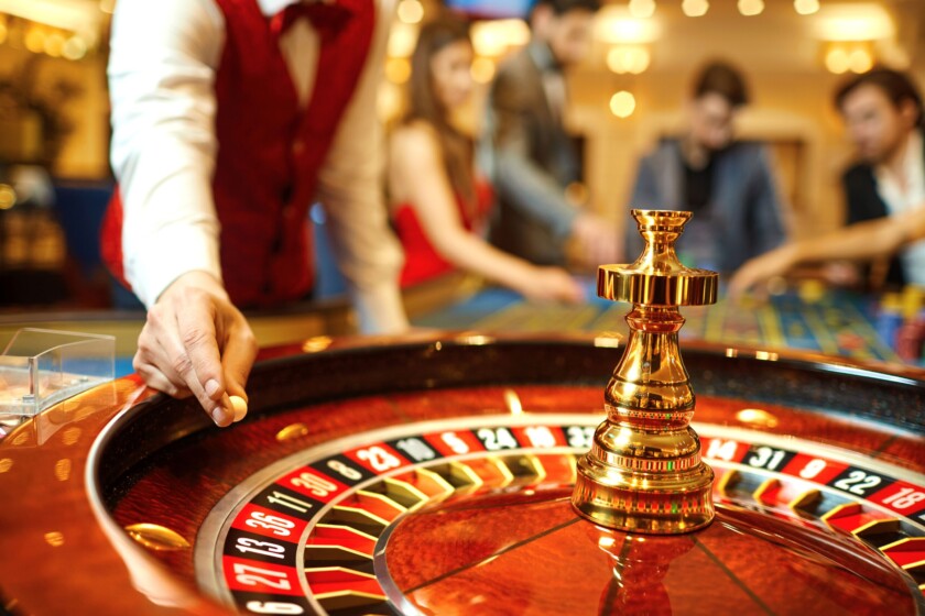 Roulettetisch im Casino