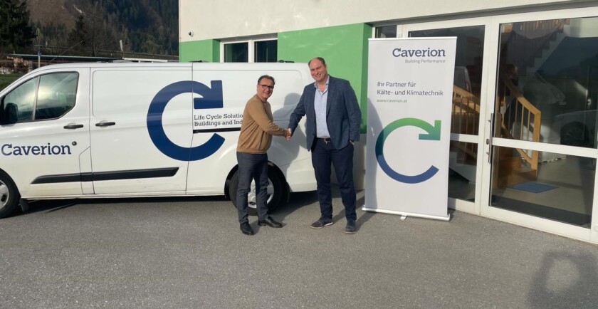 Der ehemalige Geschäftsführer der Climacraft Marcus Köhl (li.) neben Marko Frank, Leiter Kältetechnik bei Caverion Österreic).
