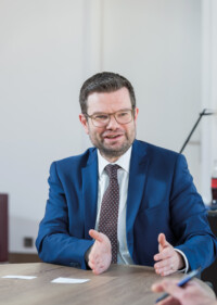 Bundesjustizminister Marco Buschmann (FDP).Foto: Uwe Toelle, 27.04.2022