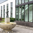 Haniel Campus, mit der Haniel Akademie, Unternehmungsverwaltung und Gästehaus, im Hafenstadtteil Duisburg-Ruhrort,  NRW, Deutschland,