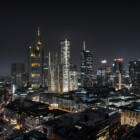 Zumtobel Animation Lichttechnik Skyline Frankfurt